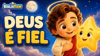 Estrelinha da Promessa de Deus ⭐ Música Infantil Cristã sobre Esperança e Proteção | Bibliatoon