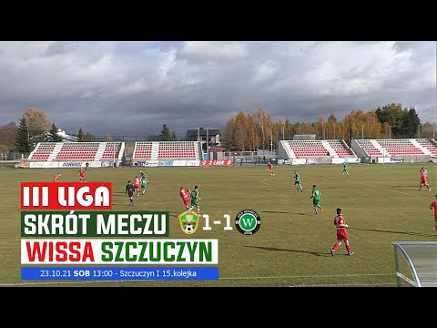 Skrót Wissa Szczuczyn - GKS Wikielec 1:1 (23.10.2021)