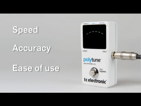 Immagine Tc Electronic Polytune Poly-chromatic tuner Accordatore cromatico a pedale per chitarra e basso...... - 2