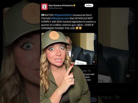 The VA REFUSES To Do WHAT?!? #2ndamendment #shortsvideo #shortsfeed #shorts Thumbnail