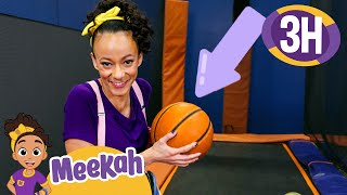 Let's Play Basketball On a TRAMPOLINE! | Educational Videos for Kids | Blippi and Meekah Kids TV