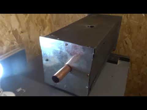 Heating my workshop with a Diesel heater and a sand battery