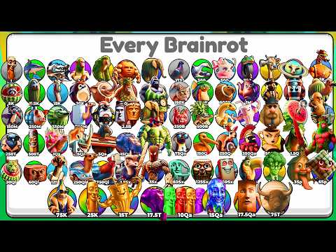 I Unlocked EVERY BRAINROT in Brainrot Evolution!