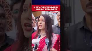 Amruta Fadnavis Welcomes Muslims At Garba Events After Nitesh Rane Bac
