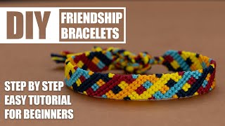 DIY Friendship Bracelets - Colorful, Beginner-Friendly Step-by-Step Tutorial
