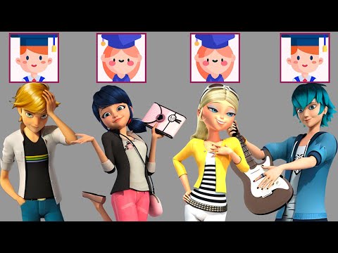✨Epic Glow Up! School Style Transformation with Ladybug, Chloé, Adrien & Luka!