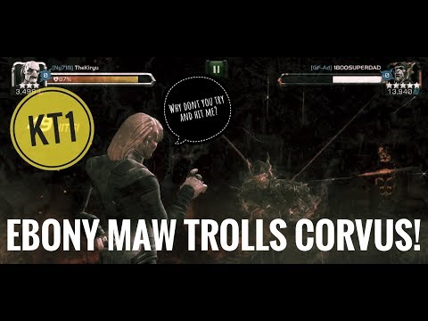 3* Ebony Maw Trolls Max 5* Corvus Glaive!