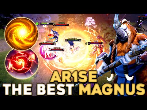 AR1SE THE BEST MAGNUS in DOTA 2 - REASON WHY HE IS THE BEST
