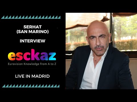 ESCKAZ in Madrid: Interview with Serhat (San Marino) (at PrePartyES 2019)