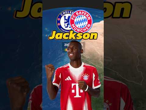 Nicolas Jackson Career 🇸🇳 #football #chelsea #bayern #jackson