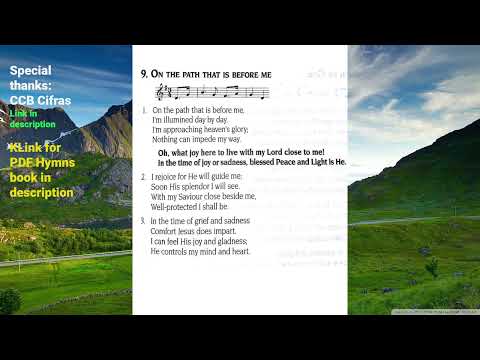 009. On the path that is before me