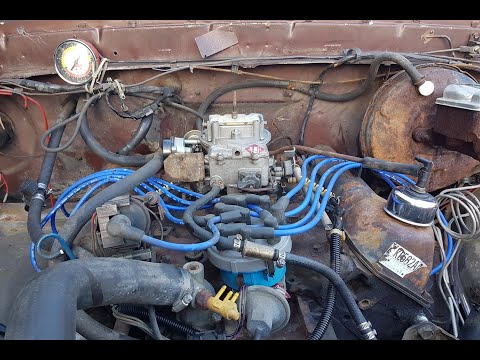 Ford 351M/400 Engine Running. 1973/79 F Series Ford Pickup @CaddyMan