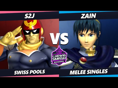 Ludwig Invitational - Zain (Marth) Vs. S2J (Captain Falcon) SSBM Melee Tournament