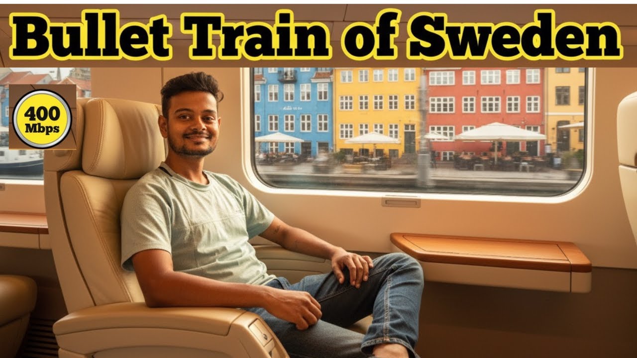 FIRST CLASS BULLET TRAIN OF SWEDEN  🇸🇪 🚅