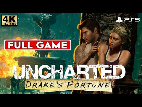 UNCHARTED 1 Drake's Fortune PS5 REMASTERED Gameplay Walkthrough FULL GAME (4K 60FPS)