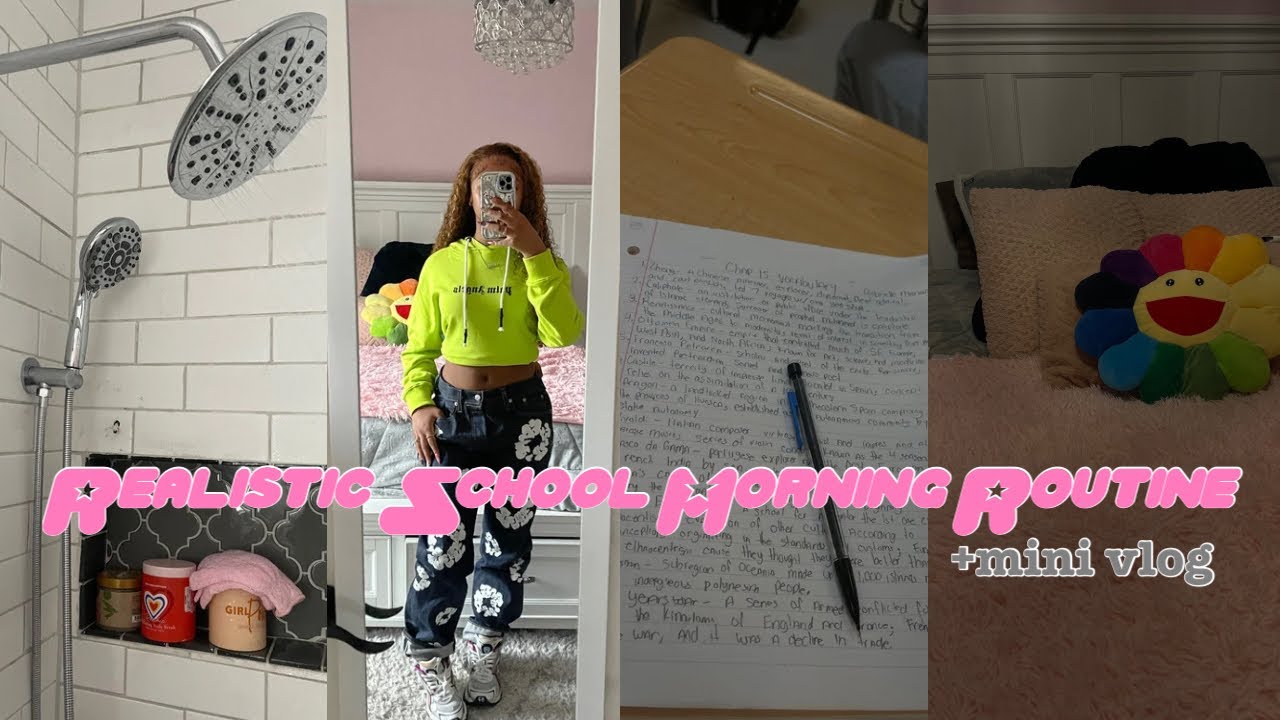 Realistic Morning Routine + Mini Vlog( chit- chat, skincare, grwm)