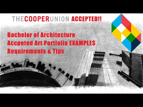 The Cooper Union ACCEPTED! Bachelor of Architecture Art Portfolio Examples + Tips