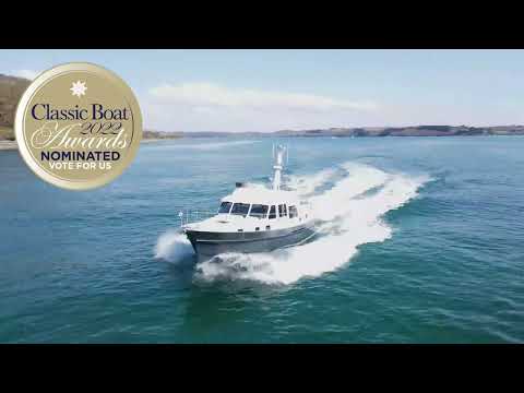 Cockwells Hardy 42 nominated for 'New Powered Vessel' in the Classic Boat Awards 2022!
