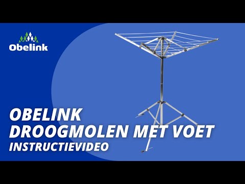 Obelink droogmolen met voet en tas - Grey