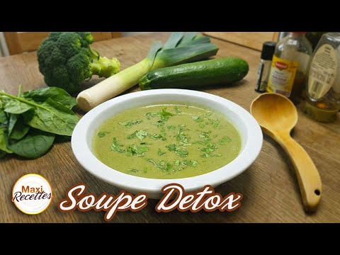 Soupe Detox aux Légumes Verts Recette Facile et Rapide