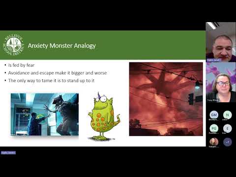 Sessão de Recursos Familiares de Educação Especial BSD: Apoiando Alunos com Ansiedade (Elementar)