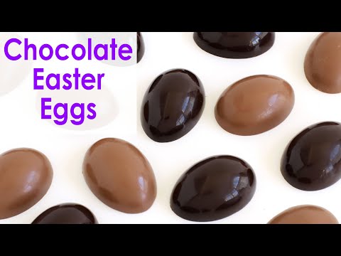 Solid Chocolate Easter Eggs