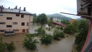 preview picture of video 'Maglaj poplava 15.05.2014, Sarajevska ulica'