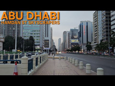 ABU DHABI "Amazing Hamdan Street Skyscrapers" (2.6.25: 4K-UHD)