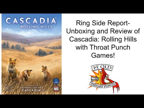 Ring Side Report-Board Game Unboxing and Review of Cascadia: Rolling Hills!