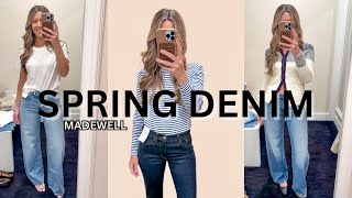 Trying On Madewell Spring Denim | In-Store Haul + Outfit Ideas