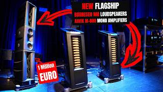 New 1 million Børresen M8 flagship loudspeaker and Aavik M-880 mono amplifiers with Michael Børresen