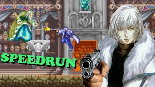 Aria of Sorrow Gun Speedrun