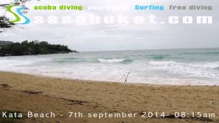 preview picture of video '8th september 2014 webcam phuket kata beach thailand www.sssphuket.com'