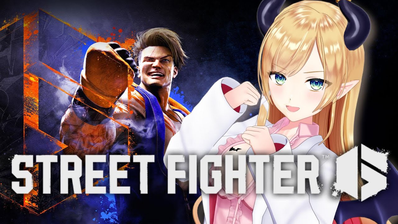 【STREET FIGHTER 6 】初めてのスト６！格ゲーチャレンジ！！【ホロライブ/癒月ちょこ】
