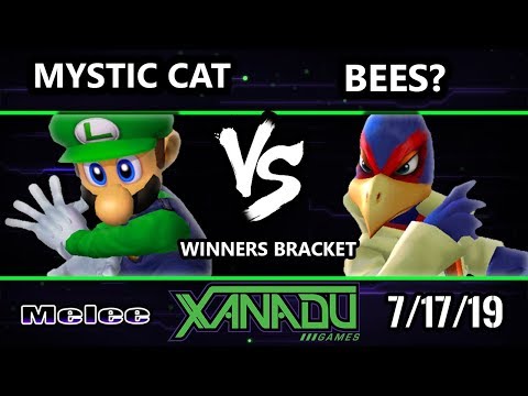 S@X 311 SSBM - Bees? (Falco) Vs. Mystic Cat (Luigi) Smash Melee Winners Top 24
