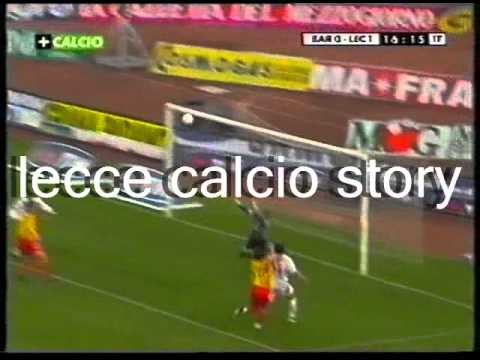 Il primo gol di Davor Vugrinec in Bari-LECCE 3 a 2 del 31 marzo 2001