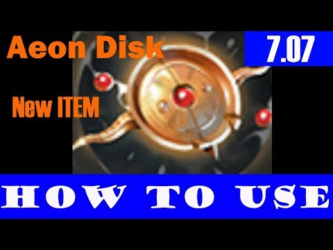 Dota 2 How to use Aeon Disk (New Item + Spell Interactions)