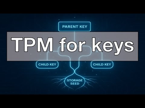How to use TPM 2.0 to secure private keys