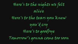 eve6:heres to the night with lyrics