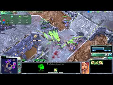 Starcraft 2 - G02 -ShinefOu vs LastWish ZvZ on Scrap Station