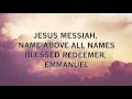 Jesus Messiah by Chris Tomlin (Lyrics)
