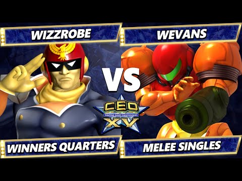 CEO 2025 - Wizzrobe (Captain Falcon) Vs. Wevans (Samus) Smash Melee - SSBM