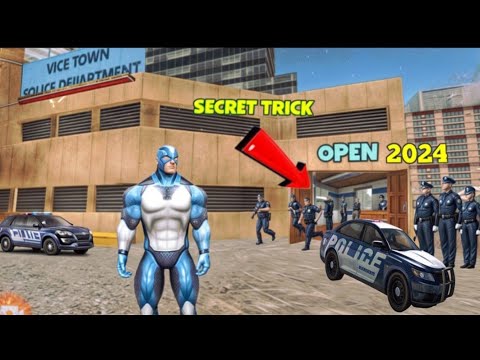 Rope Hero: Vice Town (Mutant Man Stand on Car Robot)Man with Stones Thrones Android Gameplay HD pat4