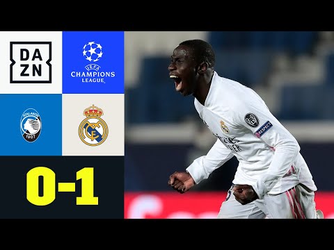 Real erzittert Sieg in Überzahl dank Mendy: Bergamo - Real Madrid 0:1 | UEFA Champions League | DAZN