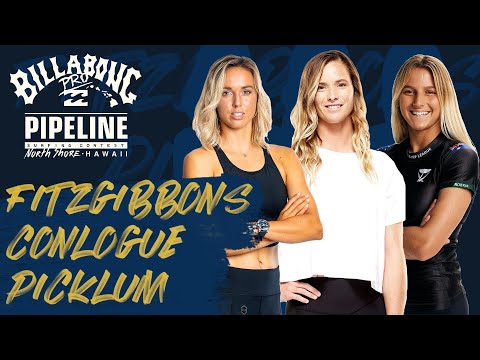Fitzgibbons, Conlogue, Picklum Billabong Pro Pipeline - Women's Opening Round Heat Replay