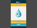 droplet (noun) - definition and usage in English