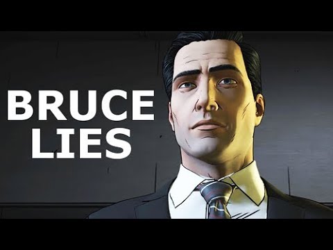 All Bruce's Lies - BATMAN Season 2 The Enemy Within Episode 1: The Enigma (Telltale Series)