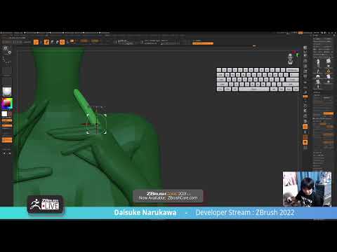[JA & EN] LIVE Look Into ZBrush 2022! - 1からアンティークな椅子と司祭を作ろう - Daisuke Narukawa