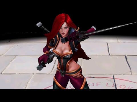High Command Katarina Skin - Detailed Spotlight