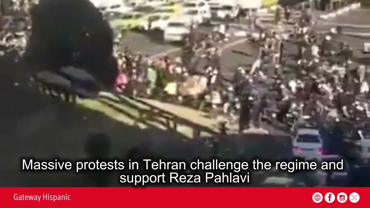 Massive protests in Tehran challenge the regime and support Reza Pahlavi (VIDEO)